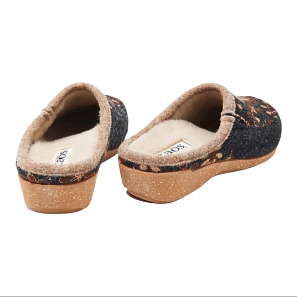 Taos Embroidered Wool Clogs - Woolderness 2 Charcoal EU42 US Womens 11 - Picture 2 of 9